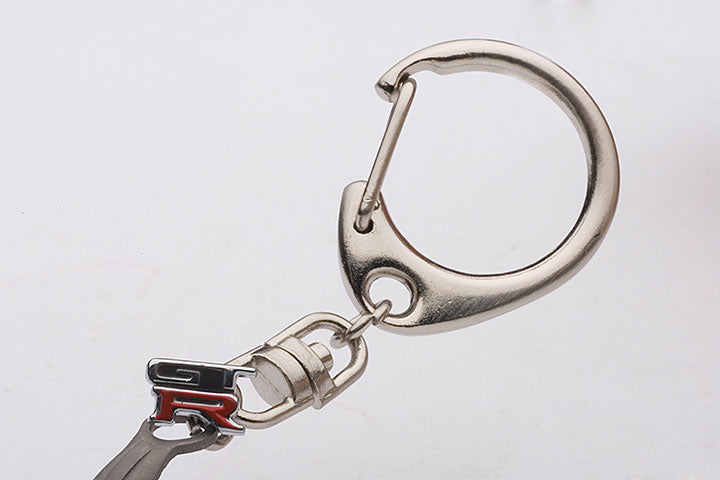 41562 NISSAN SKYLINE GT-R(R32) WHEEL KEYCHAIN (WITH GT-R EMBLEM HANGED)