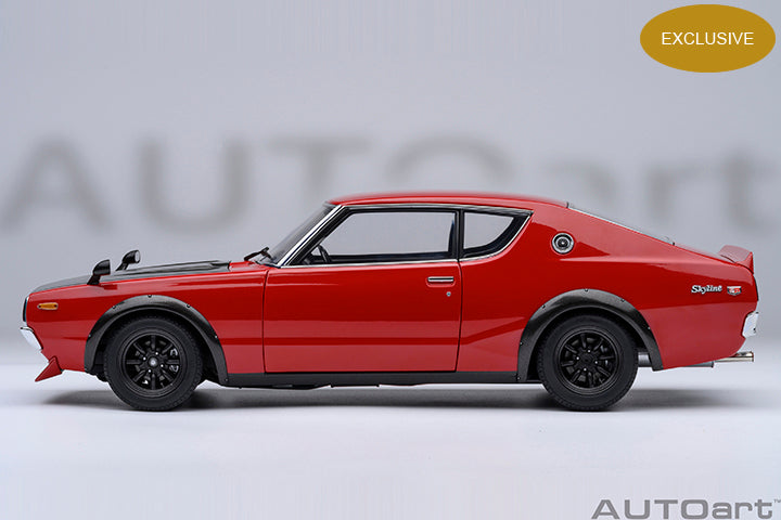 77479 *Exclusive* NISSAN SKYLINE 2000 GT-R (KPGC110) TUNED VERSION (RED/CARBON BONNET)