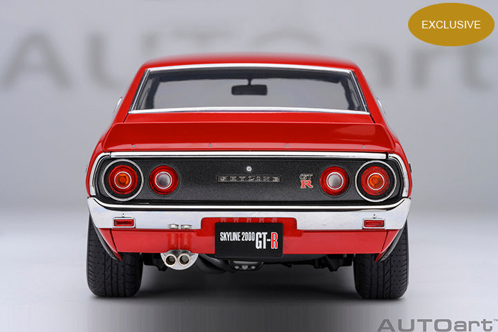 77479 *Exclusive* NISSAN SKYLINE 2000 GT-R (KPGC110) TUNED VERSION (RED/CARBON BONNET)