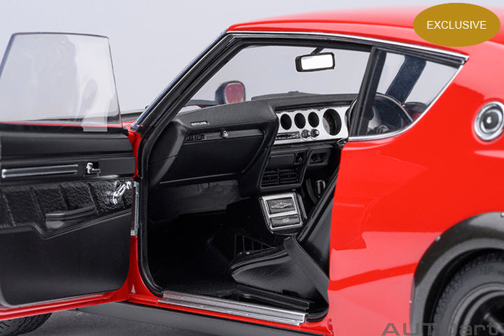 77479 *Exclusive* NISSAN SKYLINE 2000 GT-R (KPGC110) TUNED VERSION (RED/CARBON BONNET)