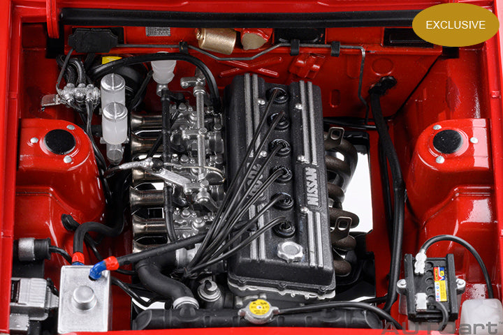 77479 *Exclusive* NISSAN SKYLINE 2000 GT-R (KPGC110) TUNED VERSION (RED/CARBON BONNET)