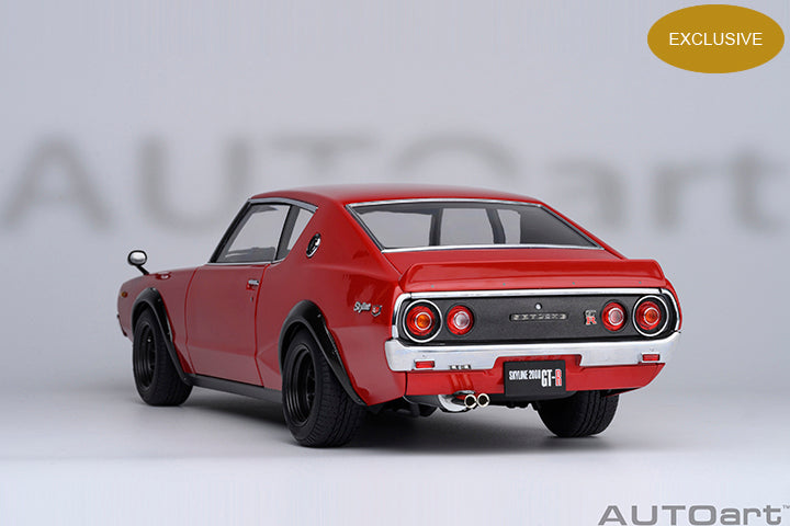 77479 *Exclusive* NISSAN SKYLINE 2000 GT-R (KPGC110) TUNED VERSION (RED/CARBON BONNET)