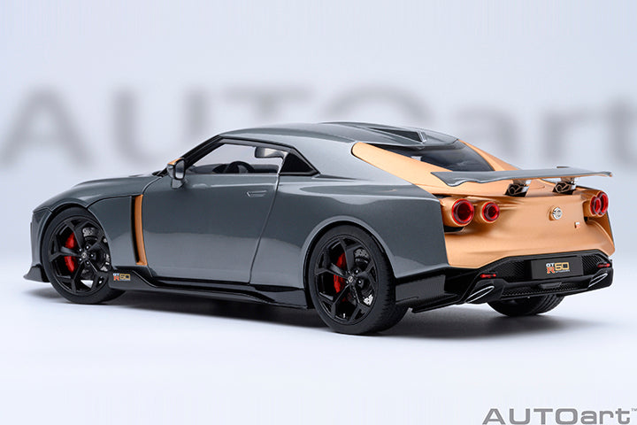 77510 NISSAN GT-R50 BY ITALDESIGN (GREY / GOLD)