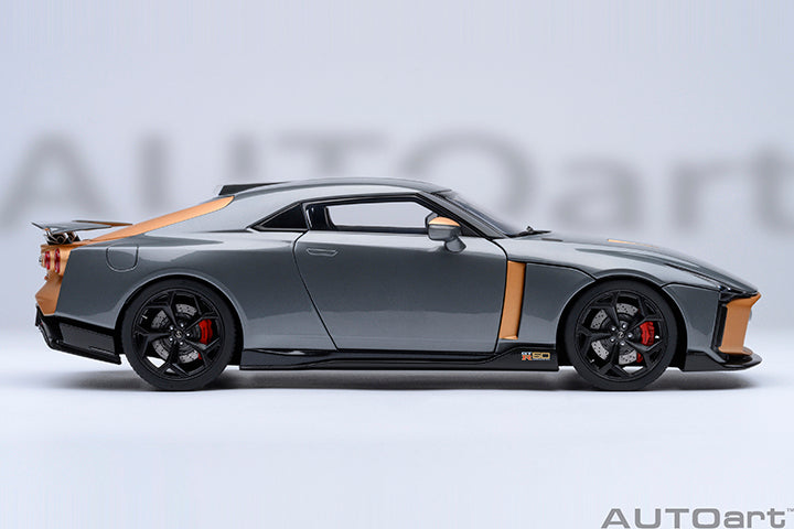 77510 NISSAN GT-R50 BY ITALDESIGN (GREY / GOLD)