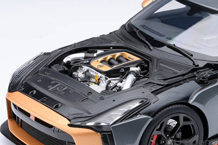 77510 NISSAN GT-R50 BY ITALDESIGN (GREY / GOLD)