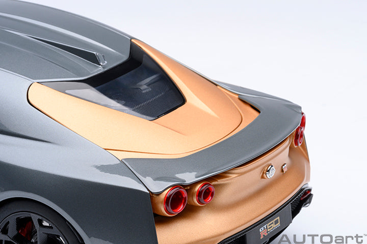 77510 NISSAN GT-R50 BY ITALDESIGN (GREY / GOLD)