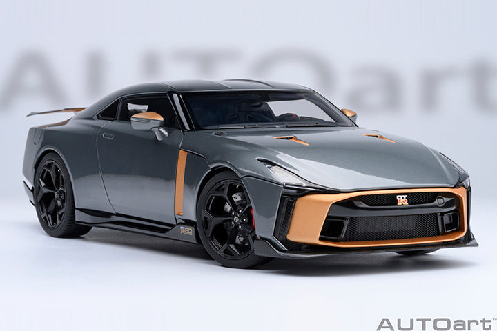 77510 NISSAN GT-R50 BY ITALDESIGN (GREY / GOLD)