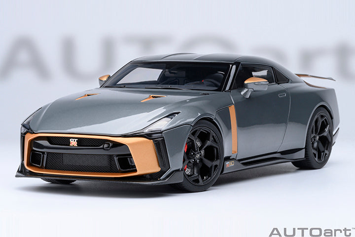 77510 NISSAN GT-R50 BY ITALDESIGN (GREY / GOLD)