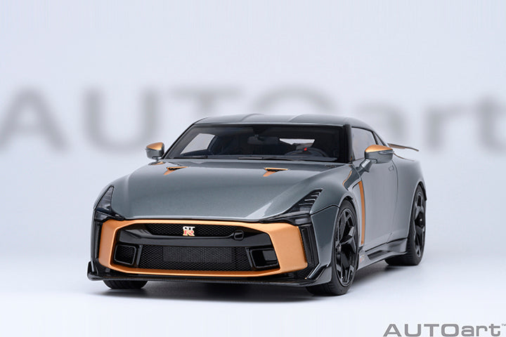 77510 NISSAN GT-R50 BY ITALDESIGN (GREY / GOLD)
