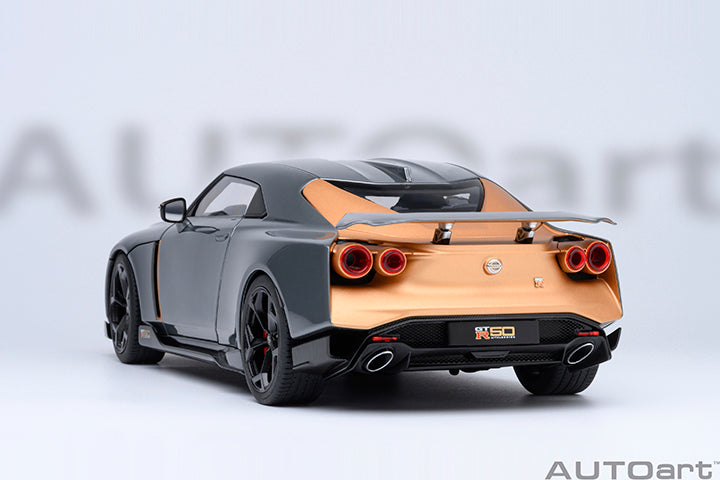 77510 NISSAN GT-R50 BY ITALDESIGN (GREY / GOLD)