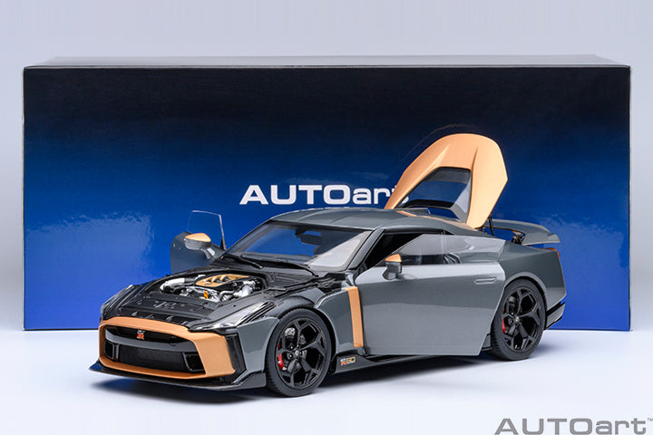 77510 NISSAN GT-R50 BY ITALDESIGN (GREY / GOLD)