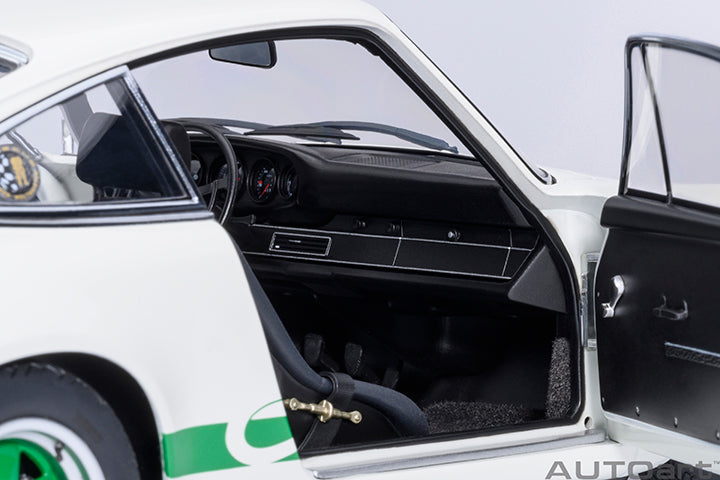78031 PORSCHE 911 CARRERA 2.7 RS (GRAND PRIX WHITE/GREEN STRIPES)