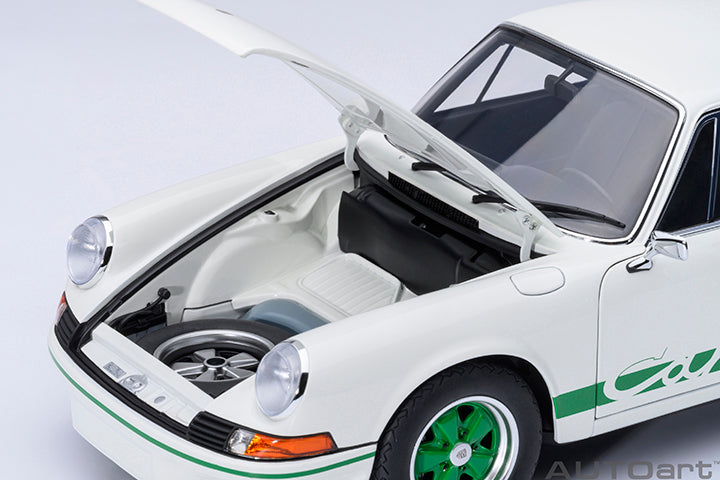 78031 PORSCHE 911 CARRERA 2.7 RS (GRAND PRIX WHITE/GREEN STRIPES)