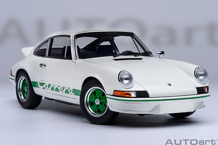 78031 PORSCHE 911 CARRERA 2.7 RS (GRAND PRIX WHITE/GREEN STRIPES)