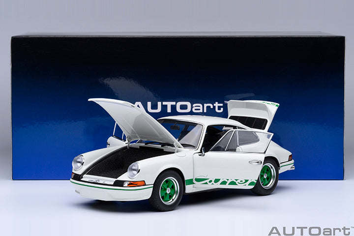 78031 PORSCHE 911 CARRERA 2.7 RS (GRAND PRIX WHITE/GREEN STRIPES)