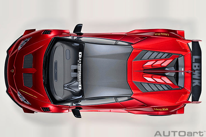 79126 LIBERTY WALK LB SILHOUETTE WORKS HURACAN GT (RED)