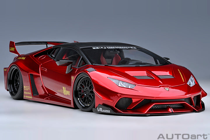 79126 LIBERTY WALK LB SILHOUETTE WORKS HURACAN GT (RED)