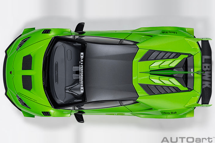 79128 LIBERTY WALK LB SILHOUETTE WORKS HURACAN GT (PEARL GREEN)