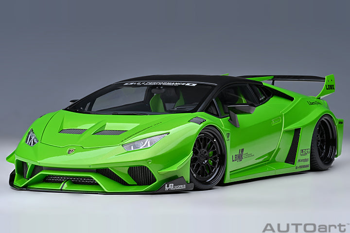 79128 LIBERTY WALK LB SILHOUETTE WORKS HURACAN GT (PEARL GREEN)