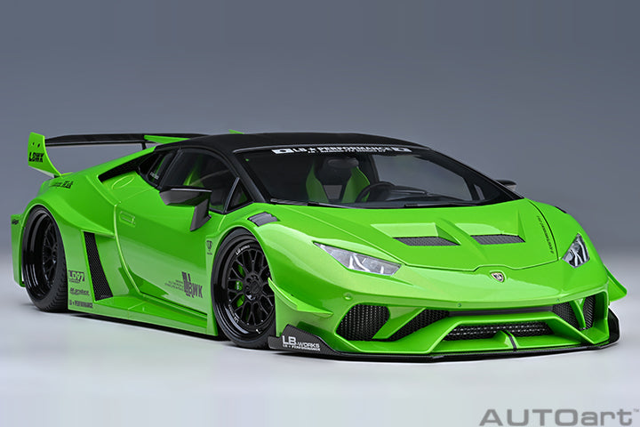 79128 LIBERTY WALK LB SILHOUETTE WORKS HURACAN GT (PEARL GREEN)