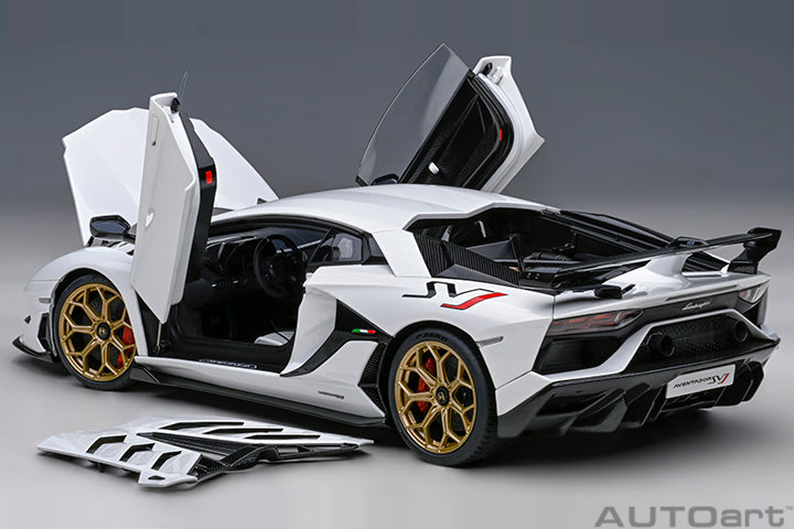 79217 LAMBORGHINI AVENTADOR SVJ (BIANCO ASOPO/PEARL WHITE)
