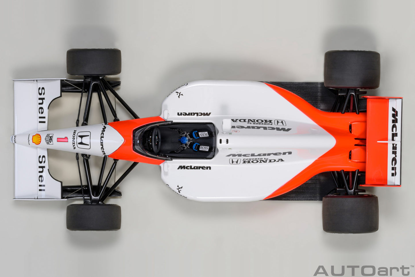 89140 McLAREN HONDA MP4/6 JAPANESE GP 1991 A.SENNA #1 (WITH McLAREN LOGO)
