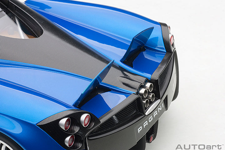 12232 PAGANI HUAYRA (METALLIC BLUE/SILVER WHEELS)