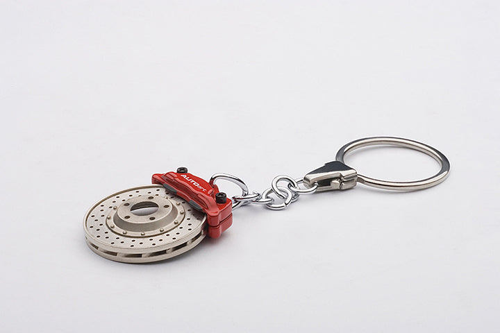 40081 RACING BRAKE DISC KEYCHAIN (W/OMEGA SHAPE KEYRING)