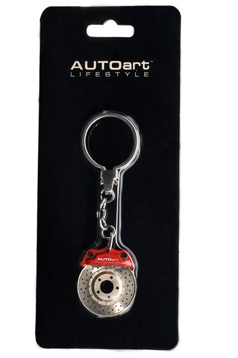 40081 RACING BRAKE DISC KEYCHAIN (W/OMEGA SHAPE KEYRING)