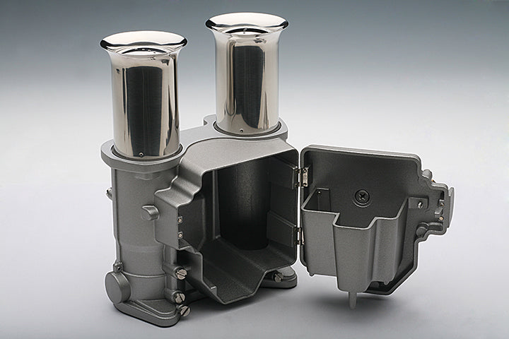 40149 Carburetor salt & pepper shaker advanced version (aluminium die-cast / taller)