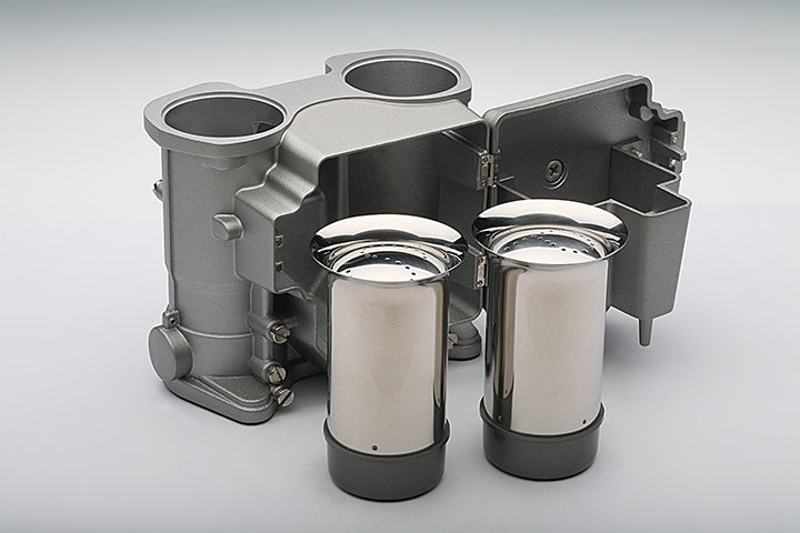40149 Carburetor salt & pepper shaker advanced version (aluminium die-cast / taller)