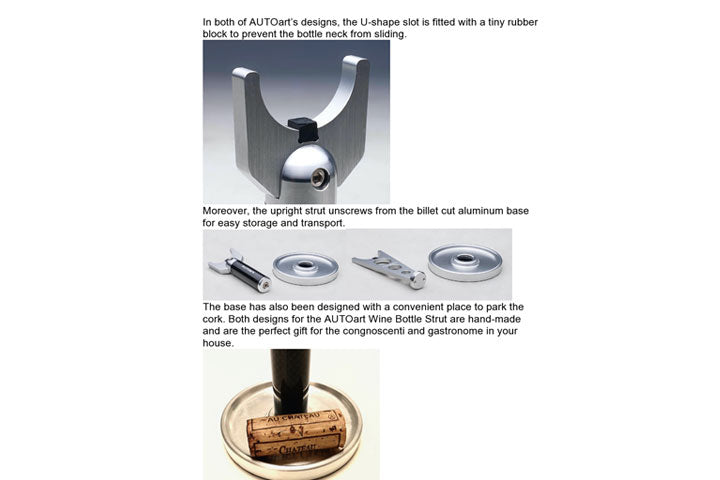 40292 WINE BOTTLE HOLDER (CARBON FIBER POST)