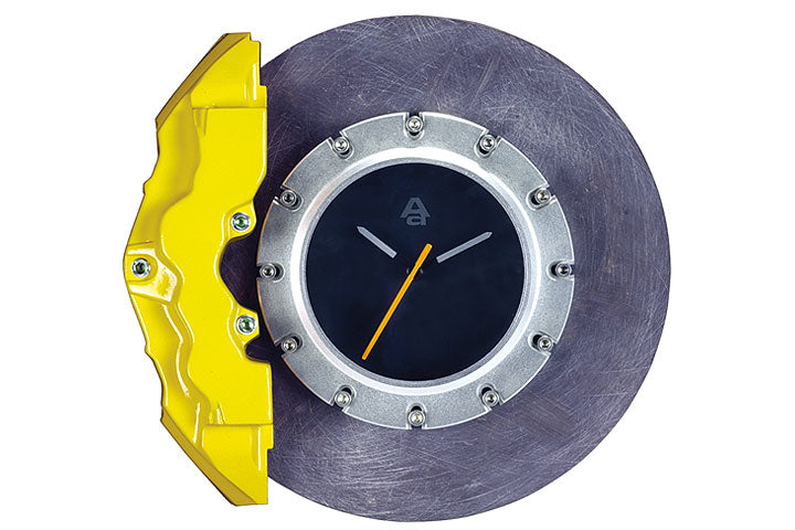 40542 Carbon Ceramic Brake Disc Clock (Yellow Calliper) ø320mm