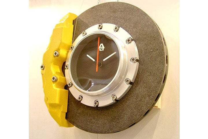 40542 Carbon Ceramic Brake Disc Clock (Yellow Calliper) ø320mm