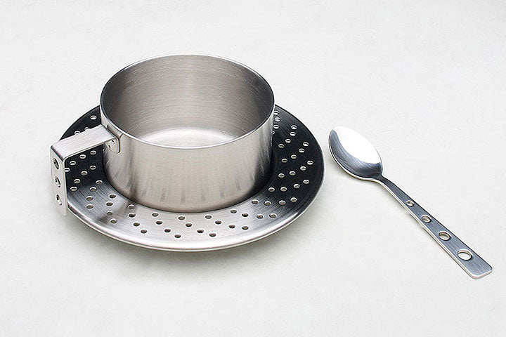 44031 Brake rotor plate & coffee cup set with spoon