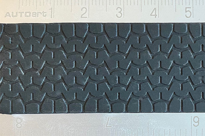 49124 Vintage racing tire ruler