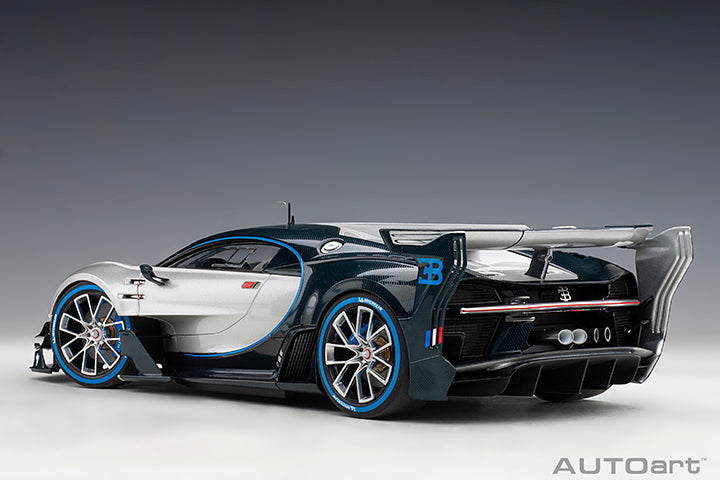70987 BUGATTI VISION GRAN TURISMO (SILVER/BLUE CARBON)
