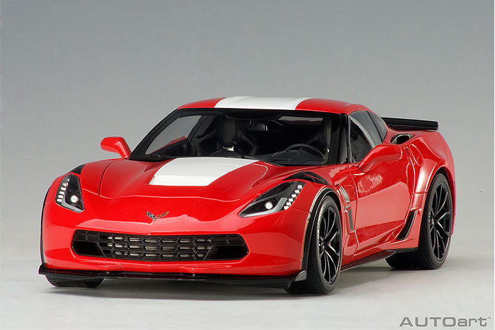 Miniature Newray Chevrolet Corvette Grand Sport 2010 Rouge - Échelle 1/24 - Neuf - Modèle Réduit