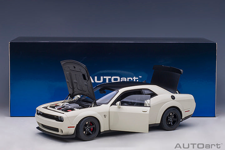 71746 DODGE CHALLENGER DEMON SRT (KNUCKLE WHITE/SATIN BLACK GRAPHIC PACKAGE)