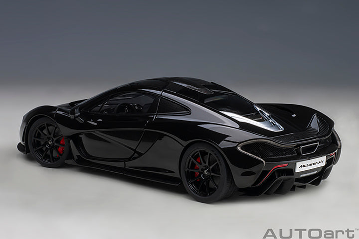 76065 McLAREN P1 (FIRE BLACK W/ RED/BLACK INTERIOR)