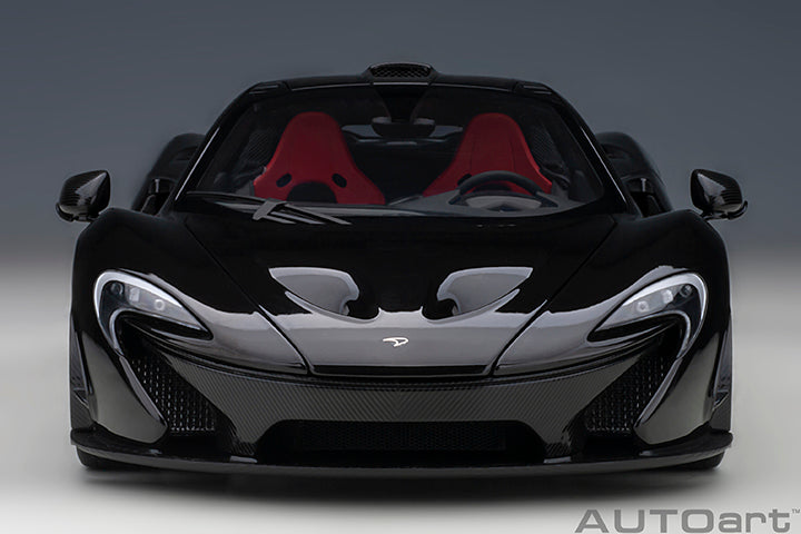 76065 McLAREN P1 (FIRE BLACK W/ RED/BLACK INTERIOR)