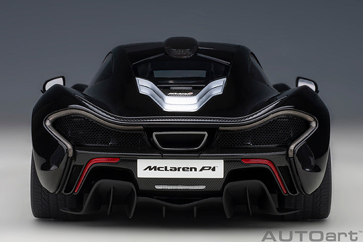76065 McLAREN P1 (FIRE BLACK W/ RED/BLACK INTERIOR)