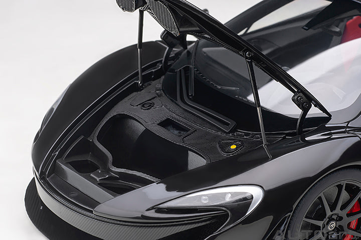 76065 McLAREN P1 (FIRE BLACK W/ RED/BLACK INTERIOR)
