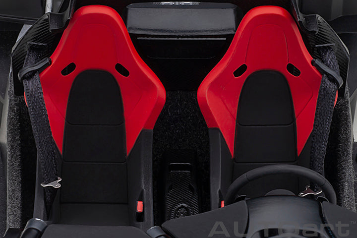 76065 McLAREN P1 (FIRE BLACK W/ RED/BLACK INTERIOR)