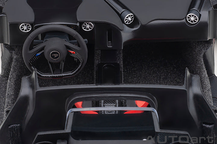 76065 McLAREN P1 (FIRE BLACK W/ RED/BLACK INTERIOR)