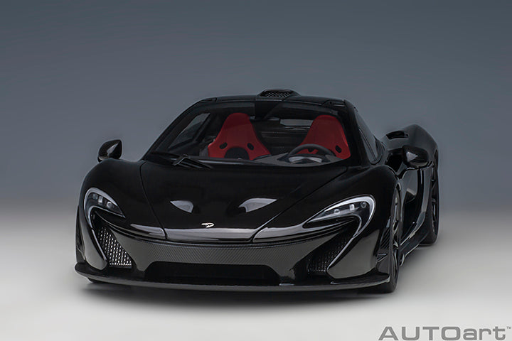 76065 McLAREN P1 (FIRE BLACK W/ RED/BLACK INTERIOR)