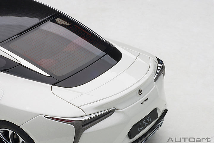 78872 LEXUS LC 500 (F WHITE METALLIC/DARK ROSE INTERIOR)