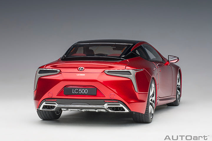 78873 LEXUS LC 500 (RADIANT RED METALLIC/DARK ROSE INTERIOR)