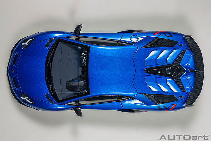 79174 LAMBORGHINI AVENTADOR SVJ (BLU NETHUNS/METALLIC BLUE)