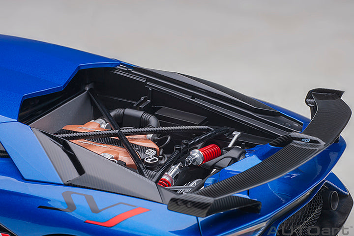 79174 LAMBORGHINI AVENTADOR SVJ (BLU NETHUNS/METALLIC BLUE)